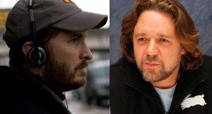 Russell Crowe (right) has signed onto NOAH, directed by Darren Aronofsky (left).