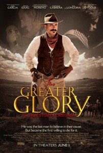 FOR GREATER GLORY, opening this weekend, stars Andy Garcia.
