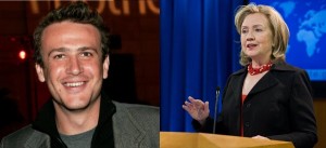 Jason Segel and Hillary Clinton... co-stars of the future?