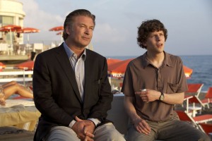 Alec Baldwin and Jesse Eisenberg star in "To Rome with Love"
