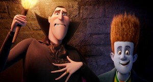Dracula and Jonathan, voiced by Adam Sandler and Andy Samberg, respectively, are the stars of "Hotel Transylvania"