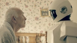 Frank Langella and a robot voiced by Peter Sarsgaard star in "Robot & Frank"