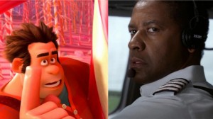 Disney's "Wreck-It Ralph" and Robert Zemeckis' "Flight," starring Denzel Washington, topped the box office chart this weekend.