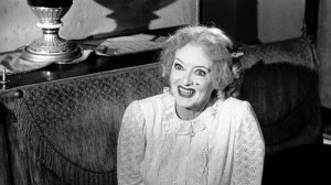 The iconic Bette Davis in "What Ever Happened to Baby Jane?"