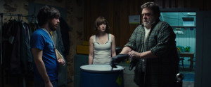 John Gallagher, Jr,, Mary Elizabeth Winstead, and John Goodman star in "10 Cloverfield Lane," here reviewed by film critic James Frazier.