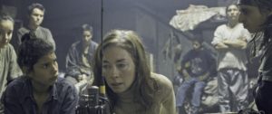 Set on a remote, muddy mountain, the hallucinatory war drama “Monos” stars Julianne Nicholson as a woman held hostage by a tribe of child soldiers.