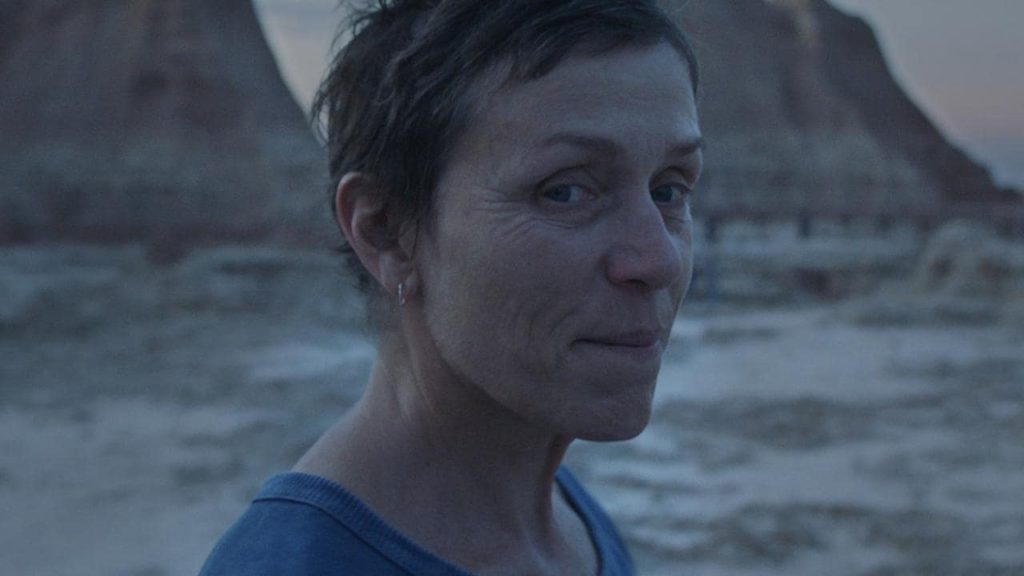 Frances McDormand plays Fern in Chloé Zhao's "Nomadland," reviewed here by Critic Speak critic Danny Baldwin.