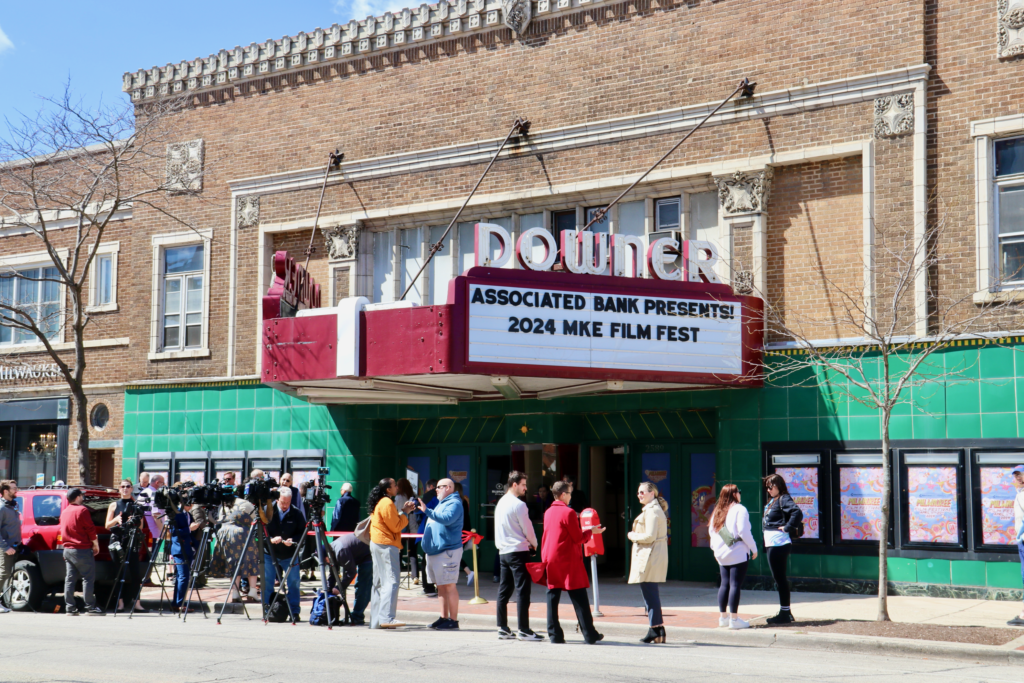 Moviegoers line up for the 2024 Milwaukee Film Festival at the Downer Theatre, which parent Milwaukee Film acquired not long before this year's fest.